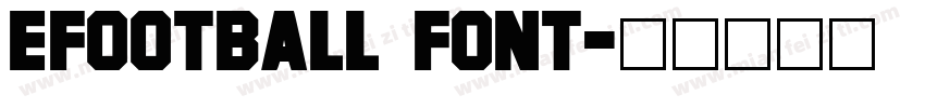 eFootball Font字体转换